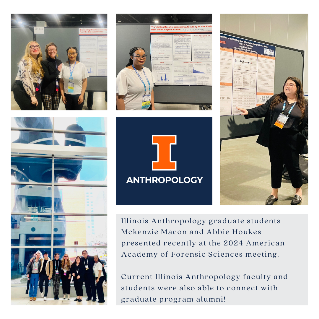 Illinois Anthropology at the 2024 American Academy of Forensic Sciences